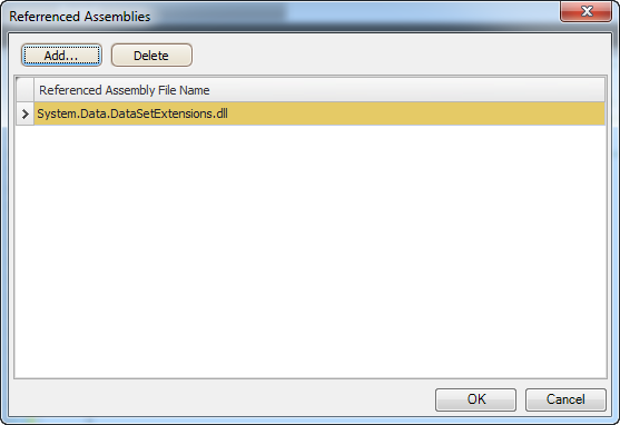 Referenced Assemblies